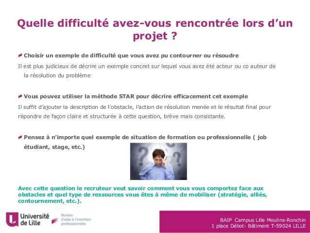 quelle dificulté avez vous rencontré